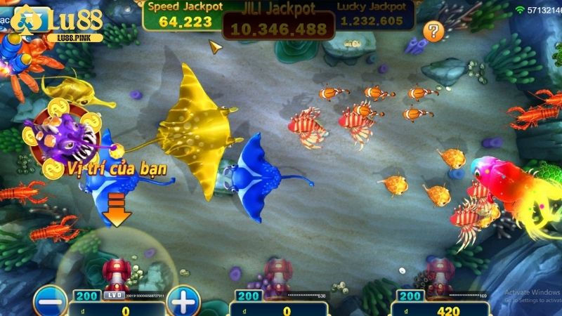 Bắn cá Lu88 thu hút hội viên bởi đồ họa sống động & giải trí siêu đỉnh